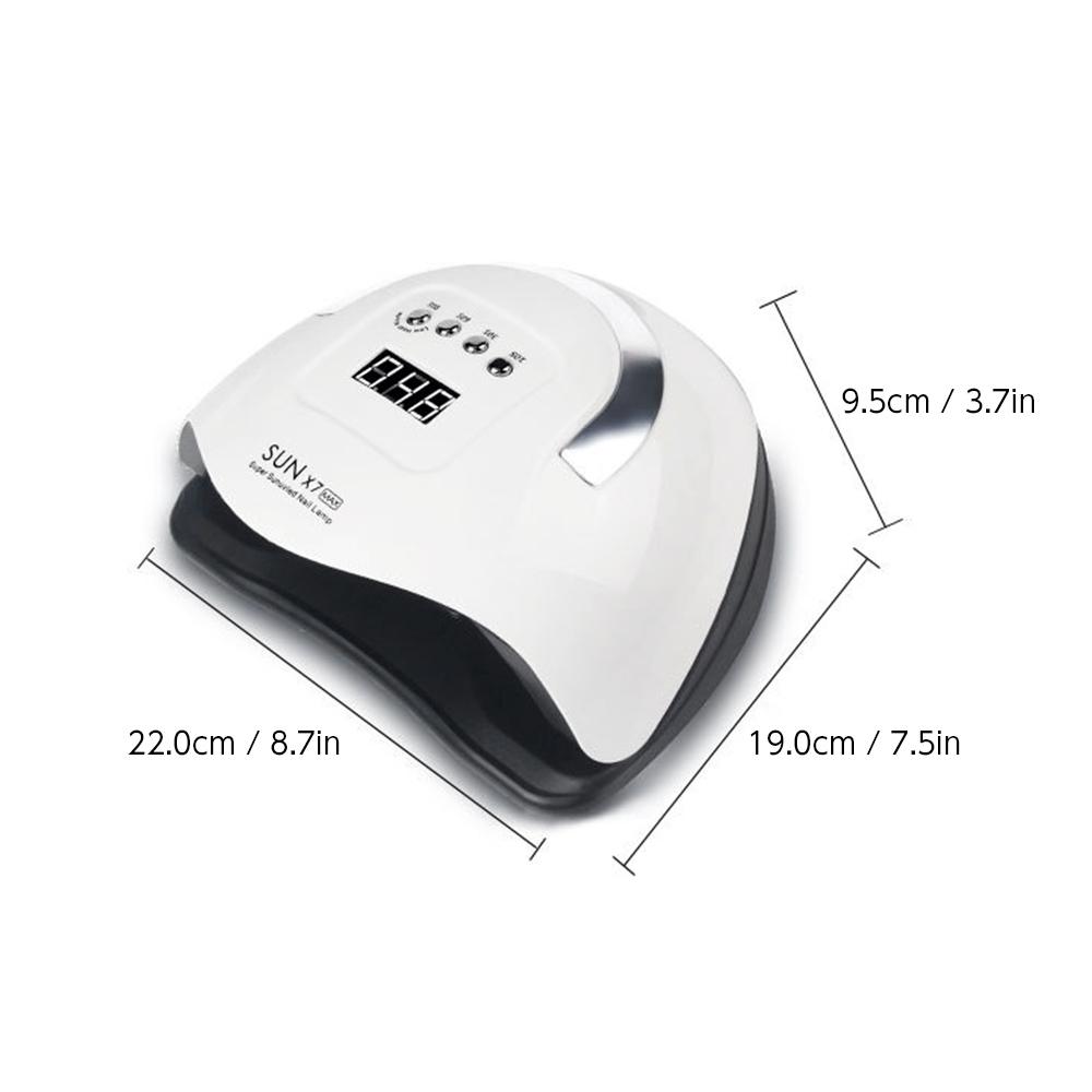 Máy sấy móng tay sơn gel bằng đèn led UV 180W với 4 chức năng hẹn giờ
