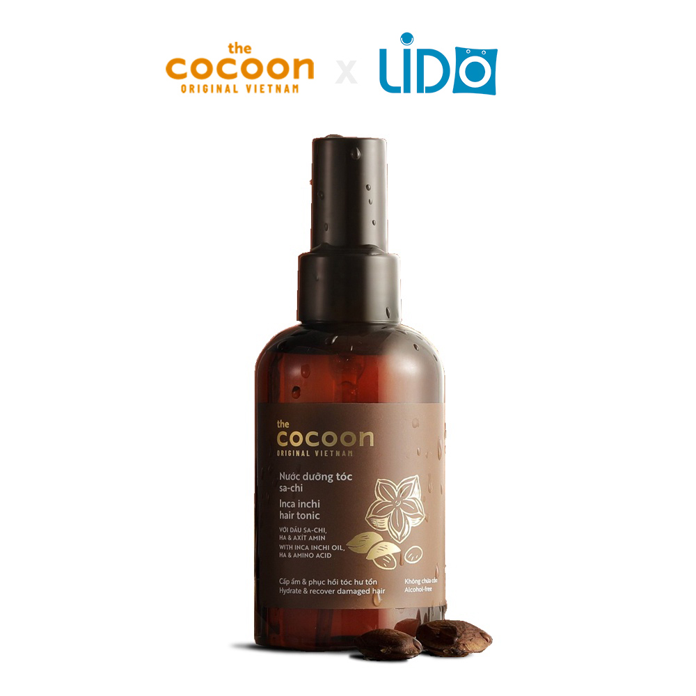 Nước xịt dưỡng tóc SACHI 140ml cocoon thuần chay