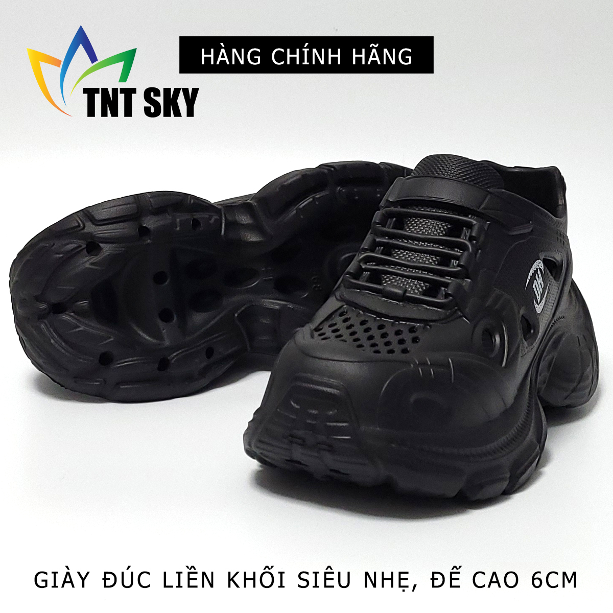 Giày Nam Đúc Liền Khối Siêu Nhẹ - Hàng Chính Hãng - TK568