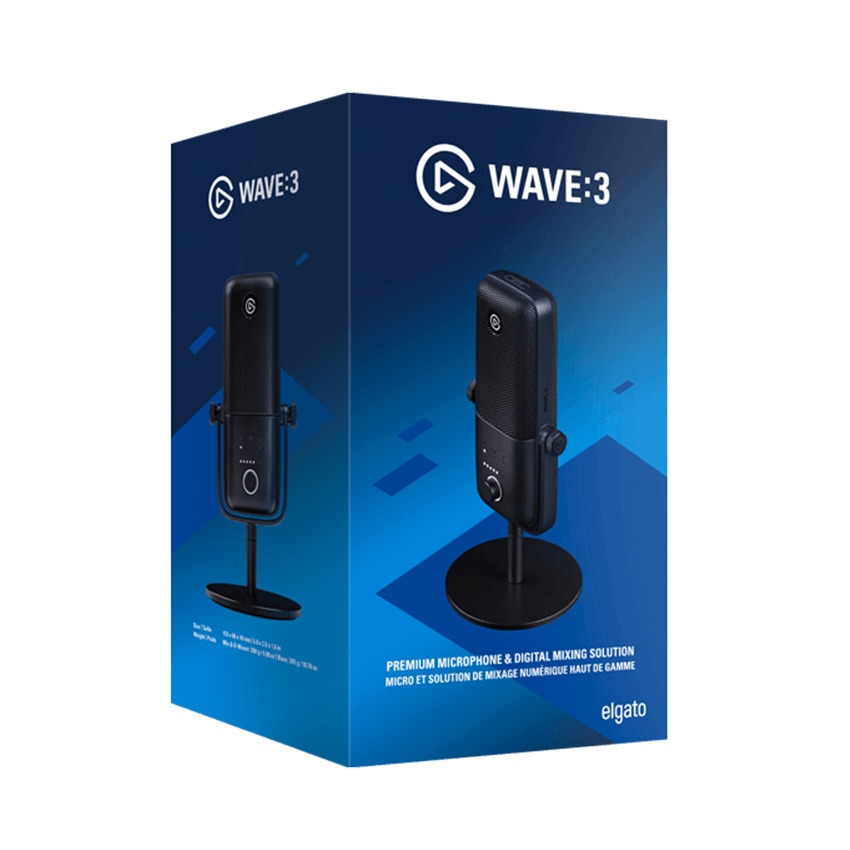 Thiết bị streaming Elgato Microphone Wave 3 - Hàng chính hãng