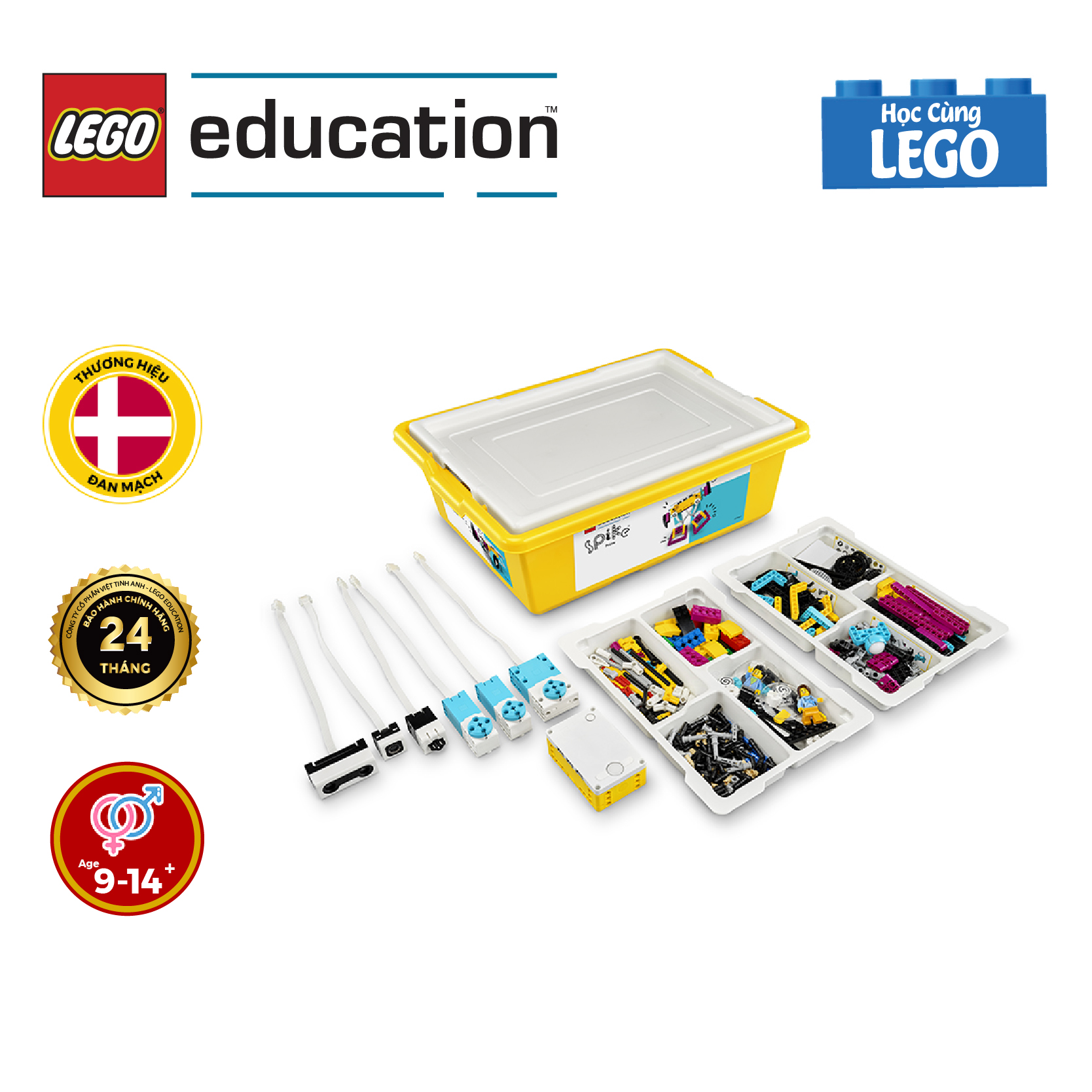 Đồ Chơi LEGO EDUCATION Bộ Kỹ Sư Robot Spike Prime Cơ Bản 45678