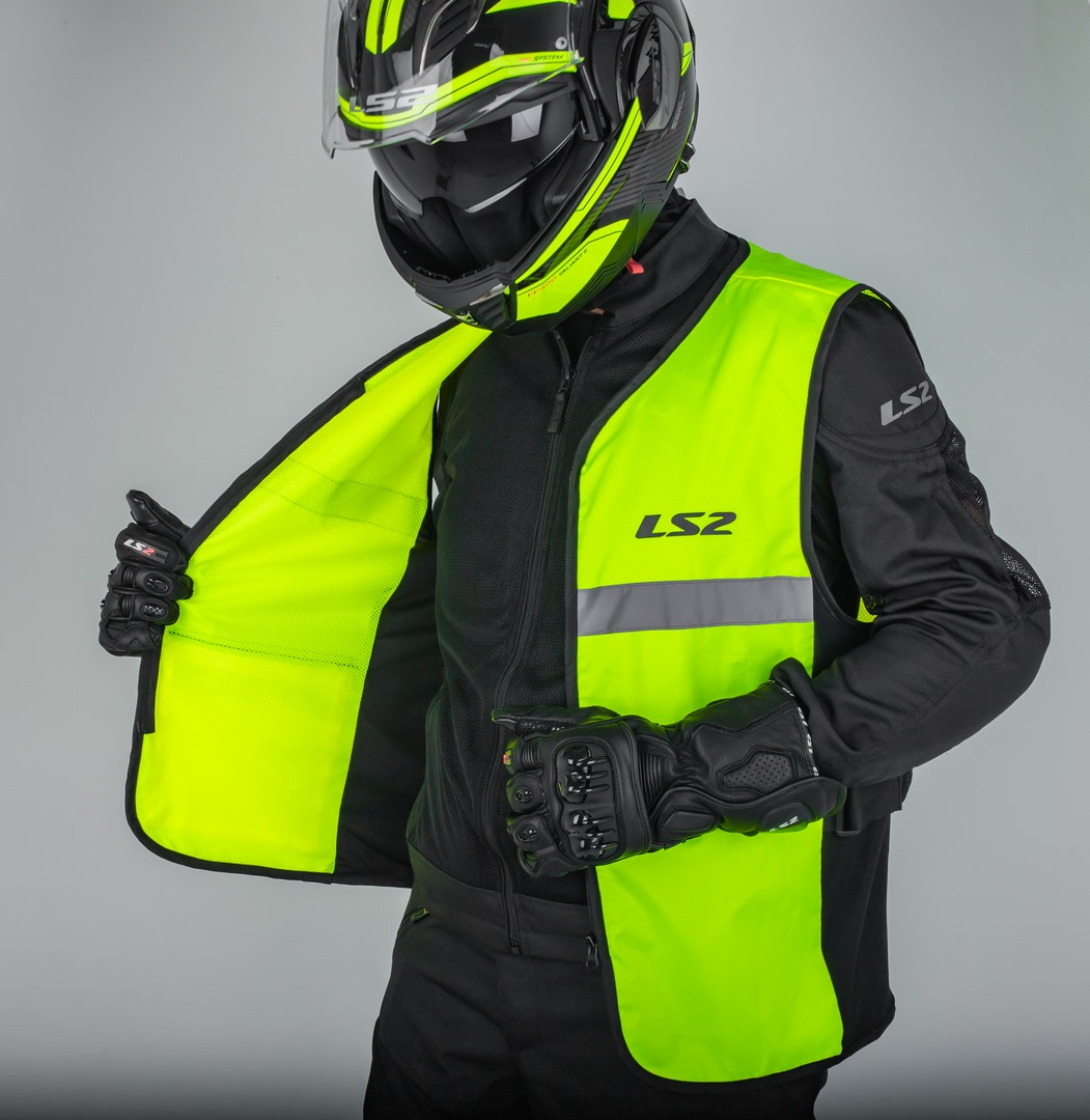 Áo Khoác Phản Quang LS2 Vest Man - SPID