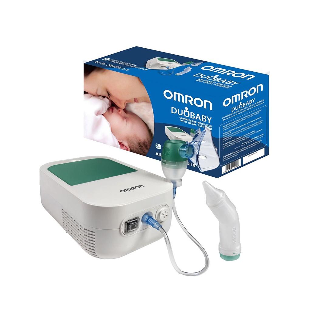 Máy Xông Mũi Họng OMRON DuoBaby 2 Trong 1, Thiết Kế Phù Hợp Cho Trẻ Sơ Sinh, Bảo Hành 2 Năm