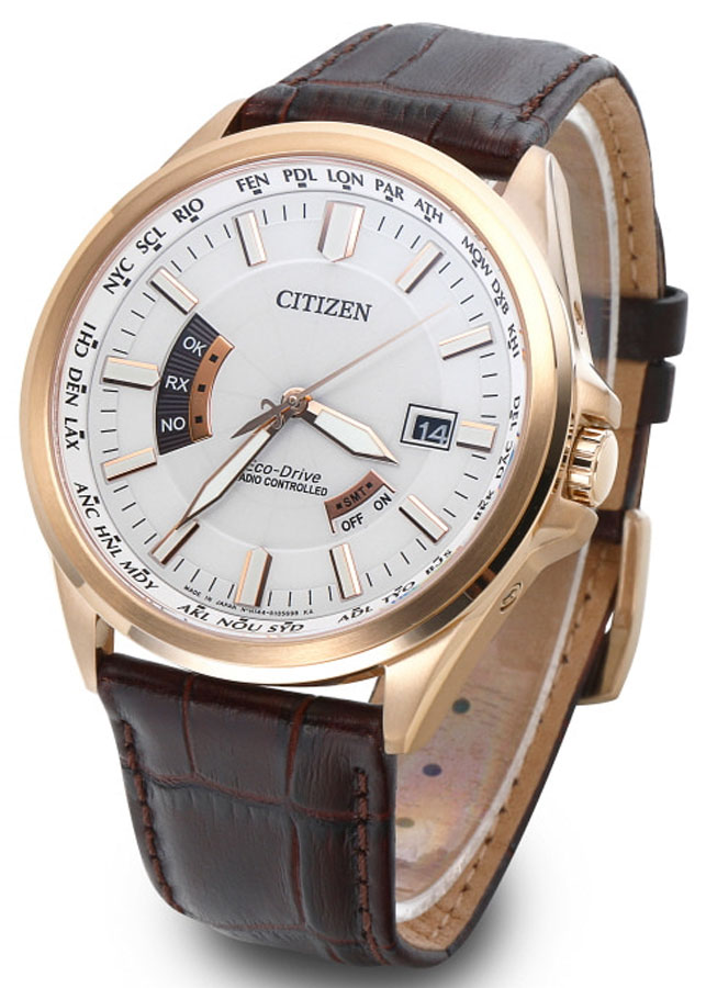 Đồng Hồ Nam Citizen Dây Da CB0018-01A - Mặt Trắng (Sapphire)