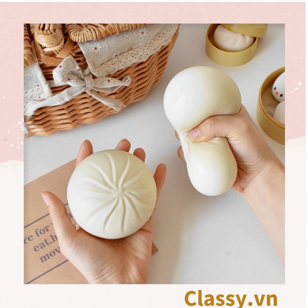 Đồ chơi thú vị  Classy bằng silicon mô hình lò hấp bánh bao nhân thịt giúp giải tỏa căng thẳng hiệu quả PK722