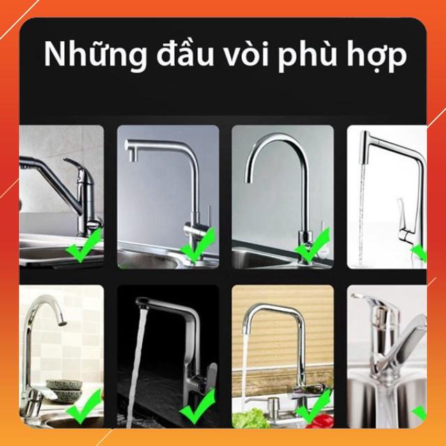 Vòi Nối Tăng Áp Bồn Rửa Bát Xoay 360 Độ