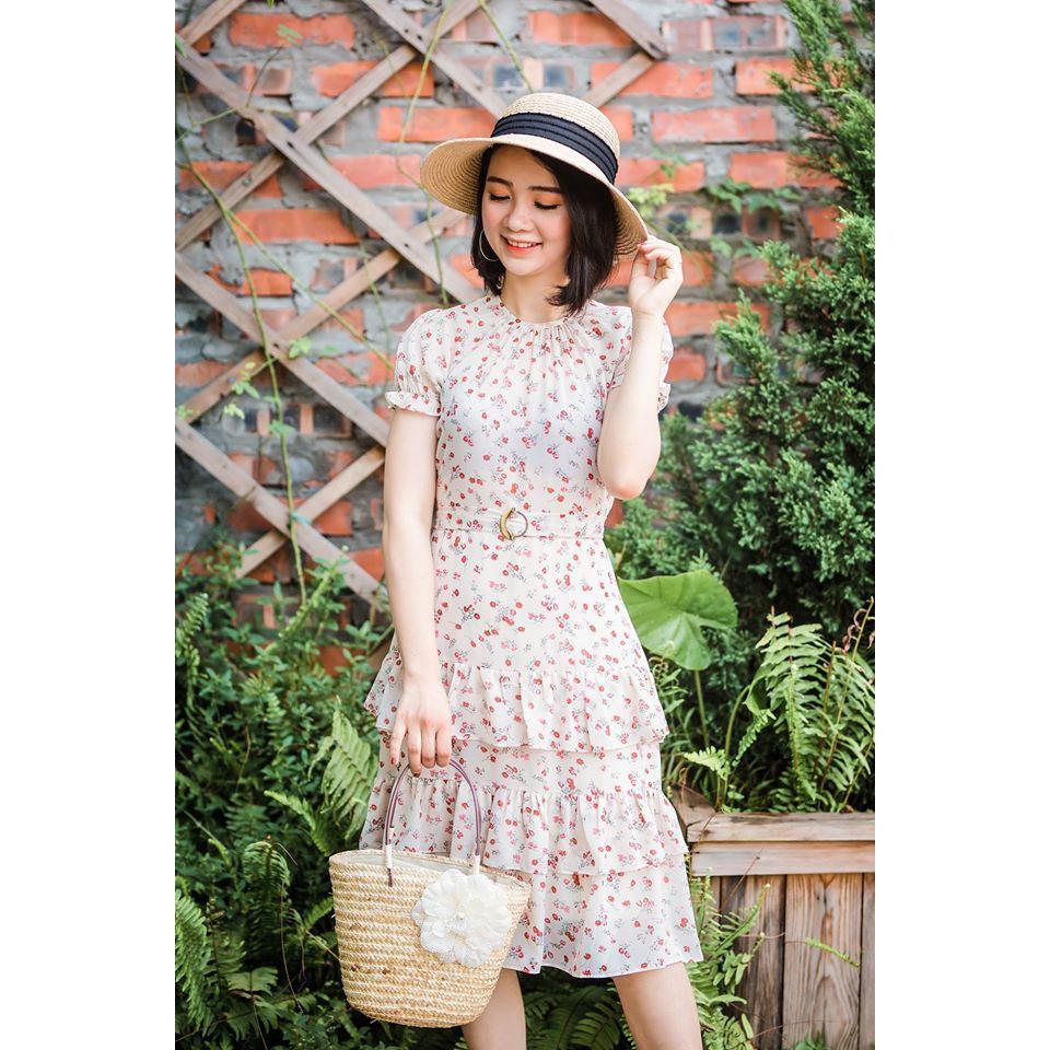 G Beauty Đầm Hoa Nhí Bèo Tầng