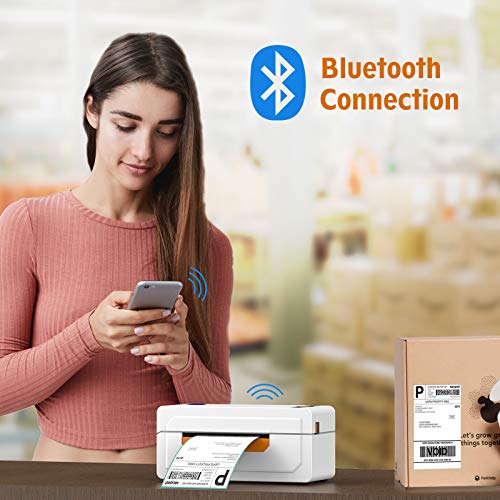 Máy in đơn hàng trực tiếp từ điện thoại qua bluetooth iDPRT SP406, hàng nhập khẩu