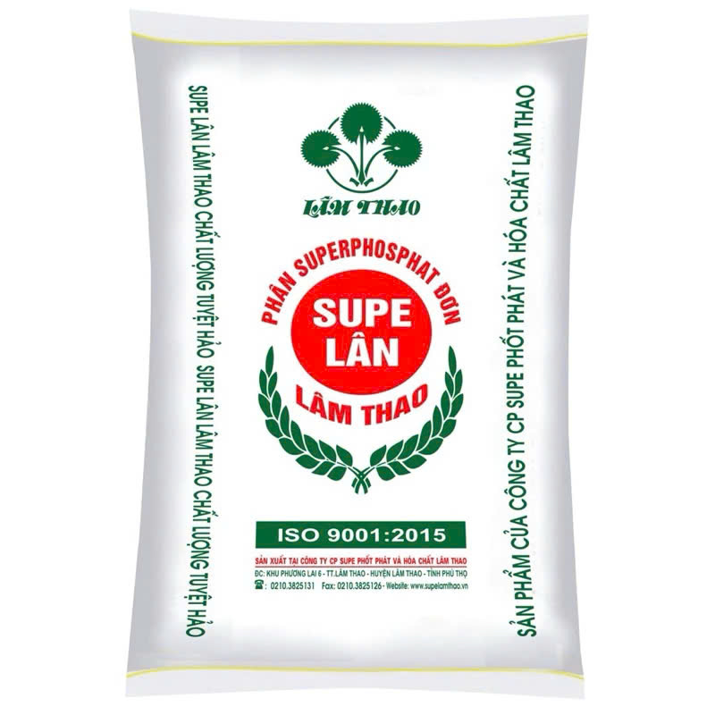 1kg Lân Thao - SUPE LÂN LÂM THAO kích rễ, khử chua, hạ phèn, cải tạo đất