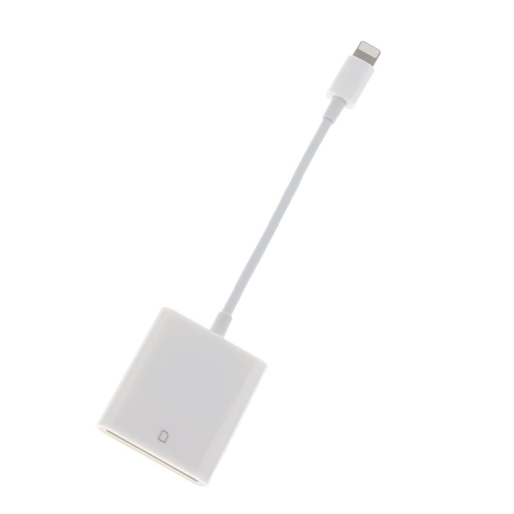 Camera Memory SD Card Reader Adapter OTG Data Cable For Apple IPhone IPad