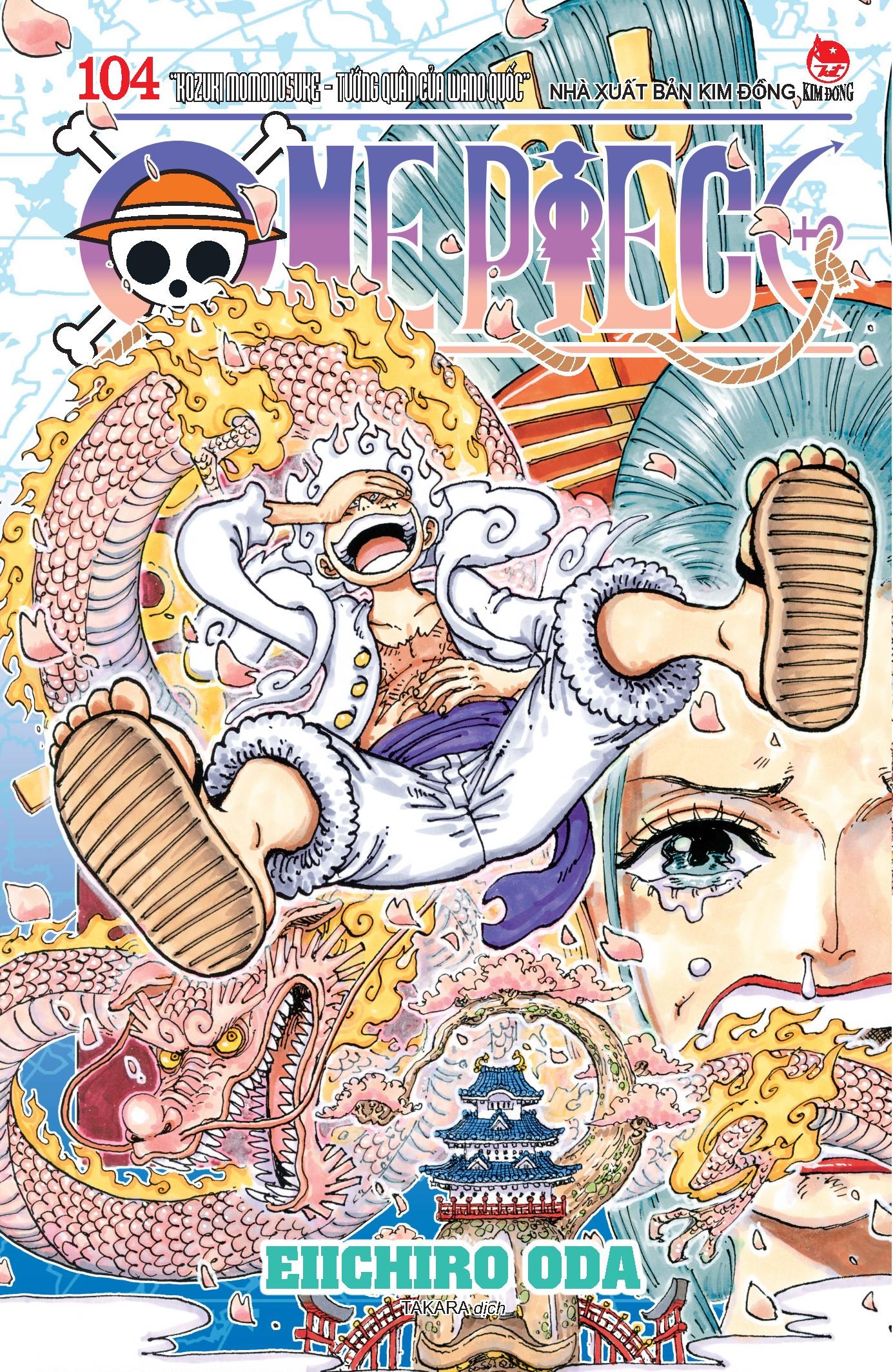 One Piece - Tập 104 - “Kozuki Momonosuke - Tướng Quân Của Wano Quốc” - Bản Bìa Áo