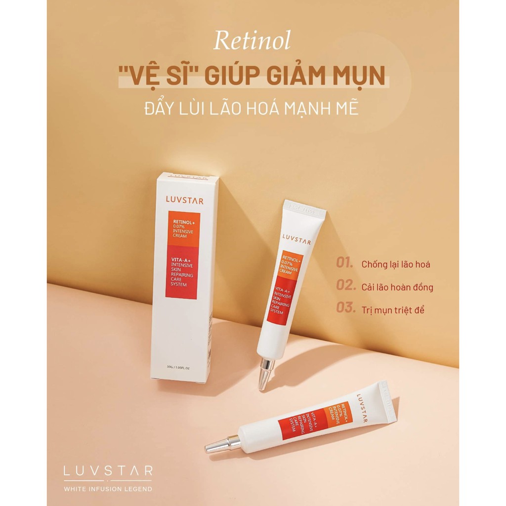 Kem dưỡng Luvstar Retinol Intensive Cream