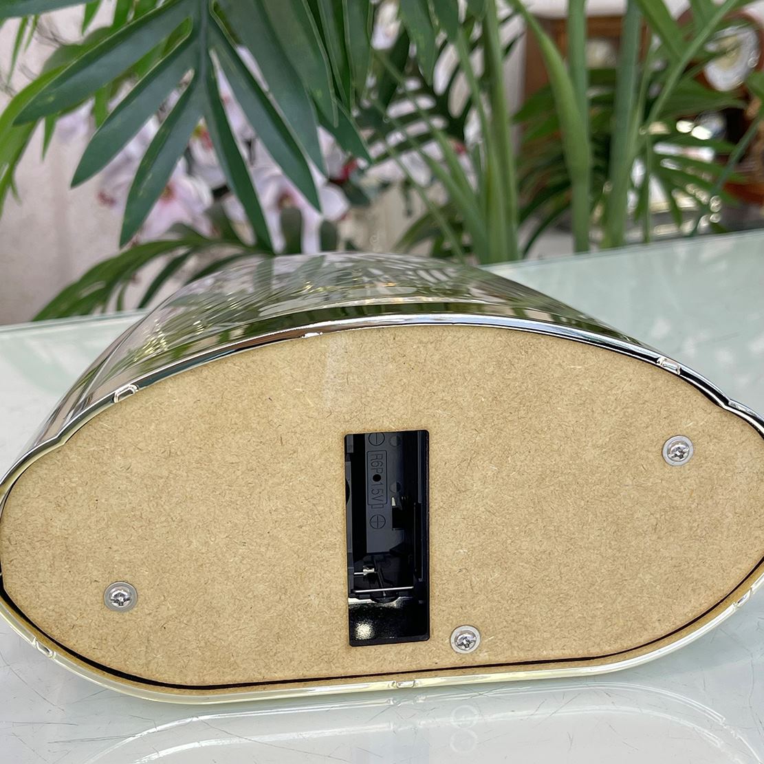 Đồng Hồ Để Bàn Rhythm 4SG607WS65 - Vàng (19.7 x 24.0 x 9.6 cm)