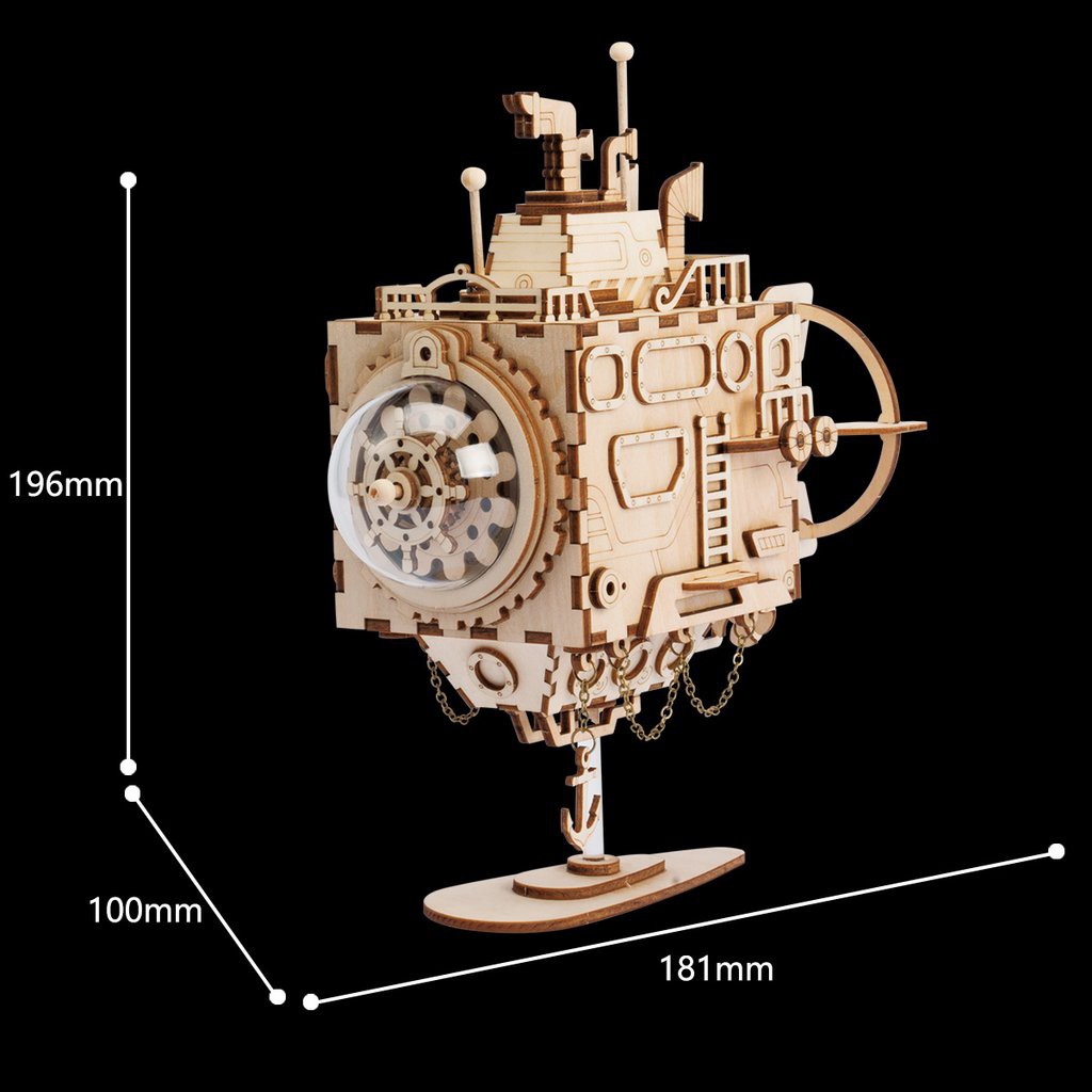 AM680 Submarine Music Box – Mô hình Hộp nhạc Tàu Ngầm