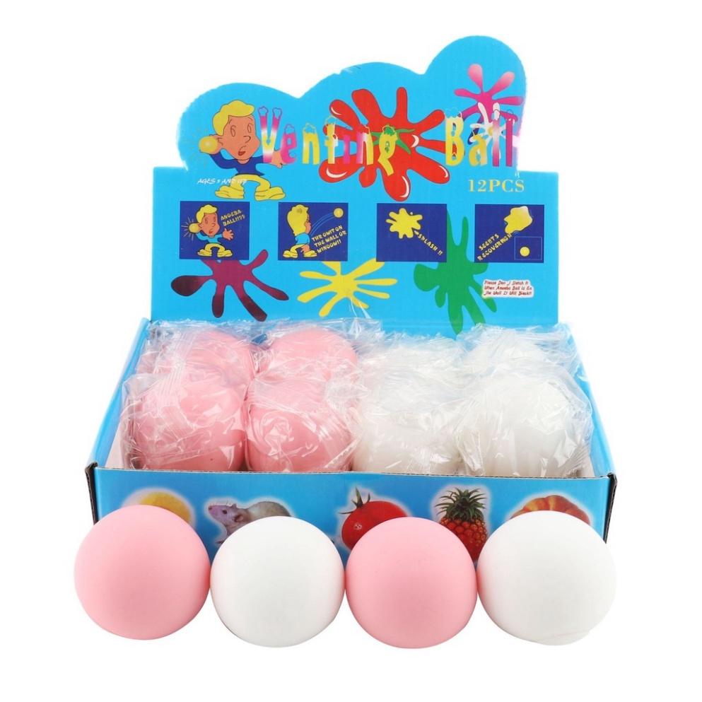 BÓNG TRÒN 1 MÀU Squishy Mochi đồ chơi bóp tay mềm mịn dễ thương chân thực giảm stress co dãn đàn hồi ngộ nghĩnh bóp giải