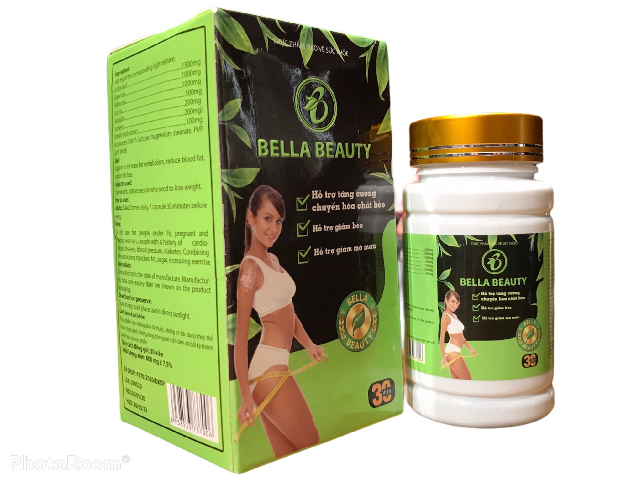 Thực Phẩm chức năng viên uống thảo dược BELLA BEAUTY  30 viên/hộp