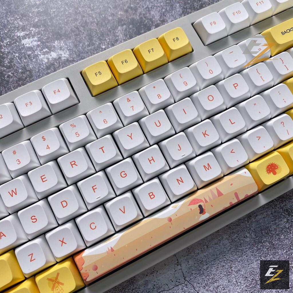 KeyCap Autumn Cho Bàn Phím Cơ Chất Liệu PBT Profile XDA 129 Phím | Gearbros