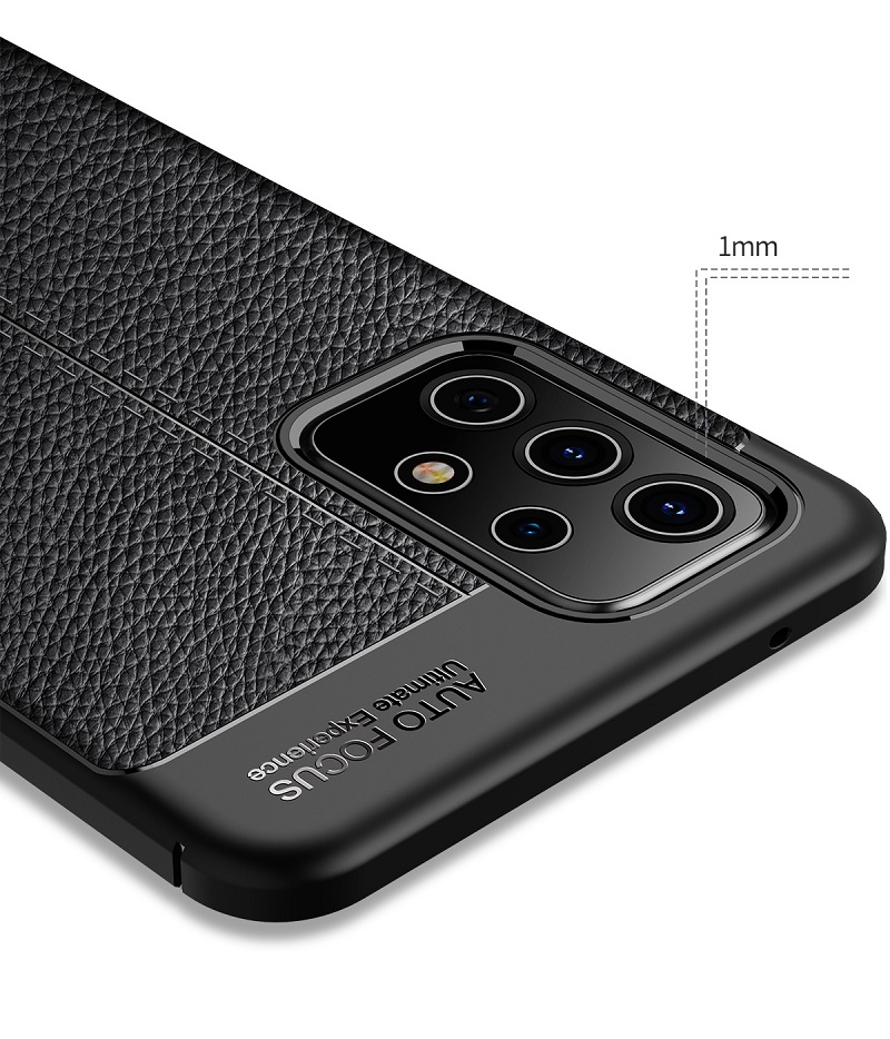 Ốp lưng dành cho Samsung Galaxy A72 silicon giả da, chống sốc chính hãng Auto Focus