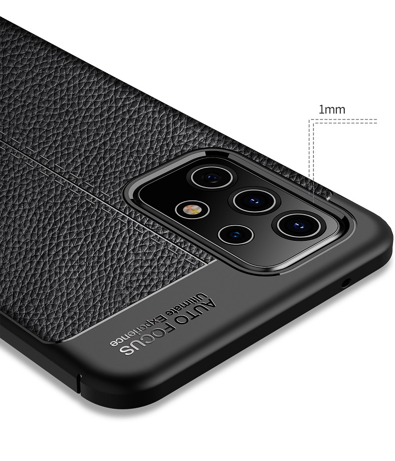 Ốp lưng dành cho Samsung Galaxy A52 silicon giả da, chống sốc chính hãng Auto Focus