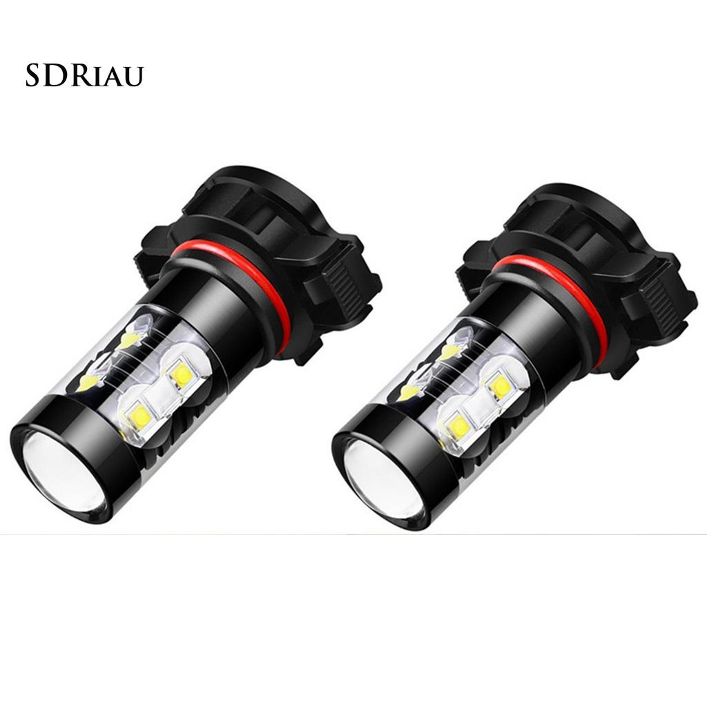 Set 2 Đèn Led Sương Mù Bằng Hợp Kim Nhôm Cho Xe Ô Tô