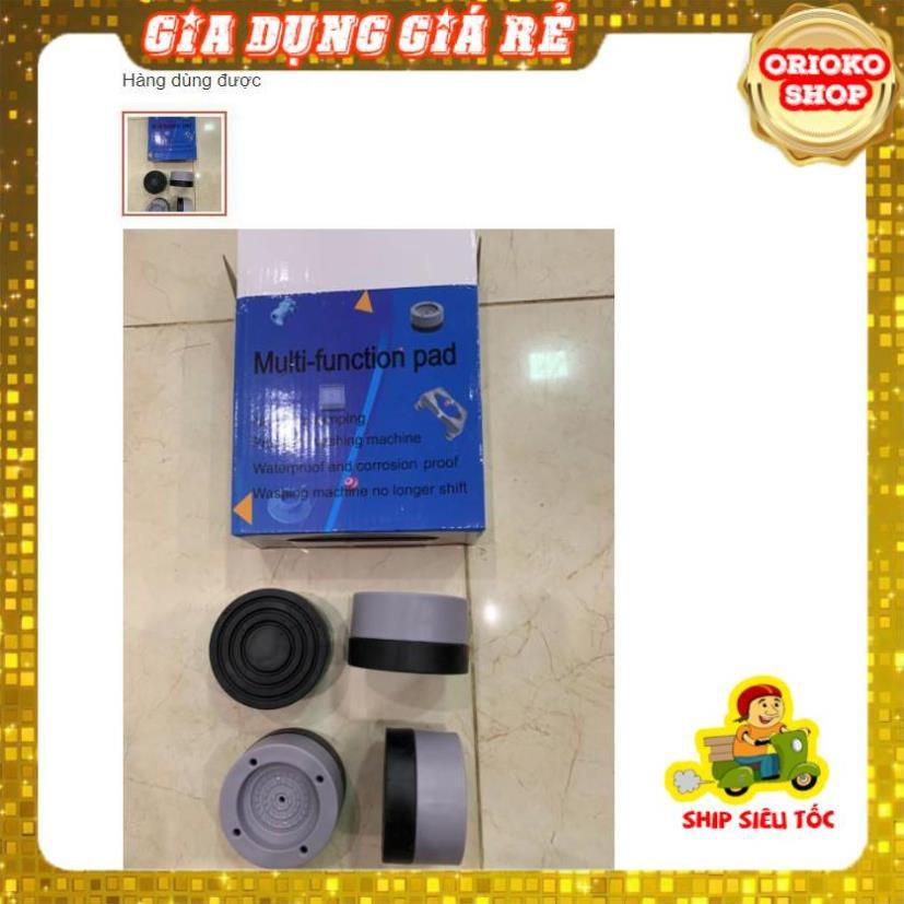 Chân máy giặt 4 miếng cao su cao cấp chống ồn chống rung