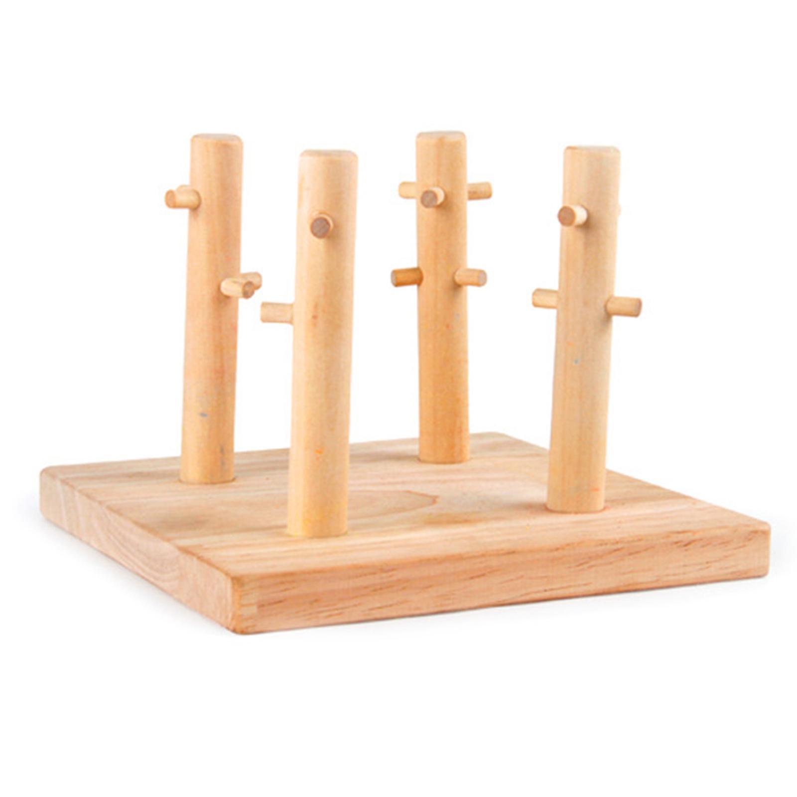 Montessori Wooden Sorter Stacking Toy Puzzles Toy for Preschool Kids Girls