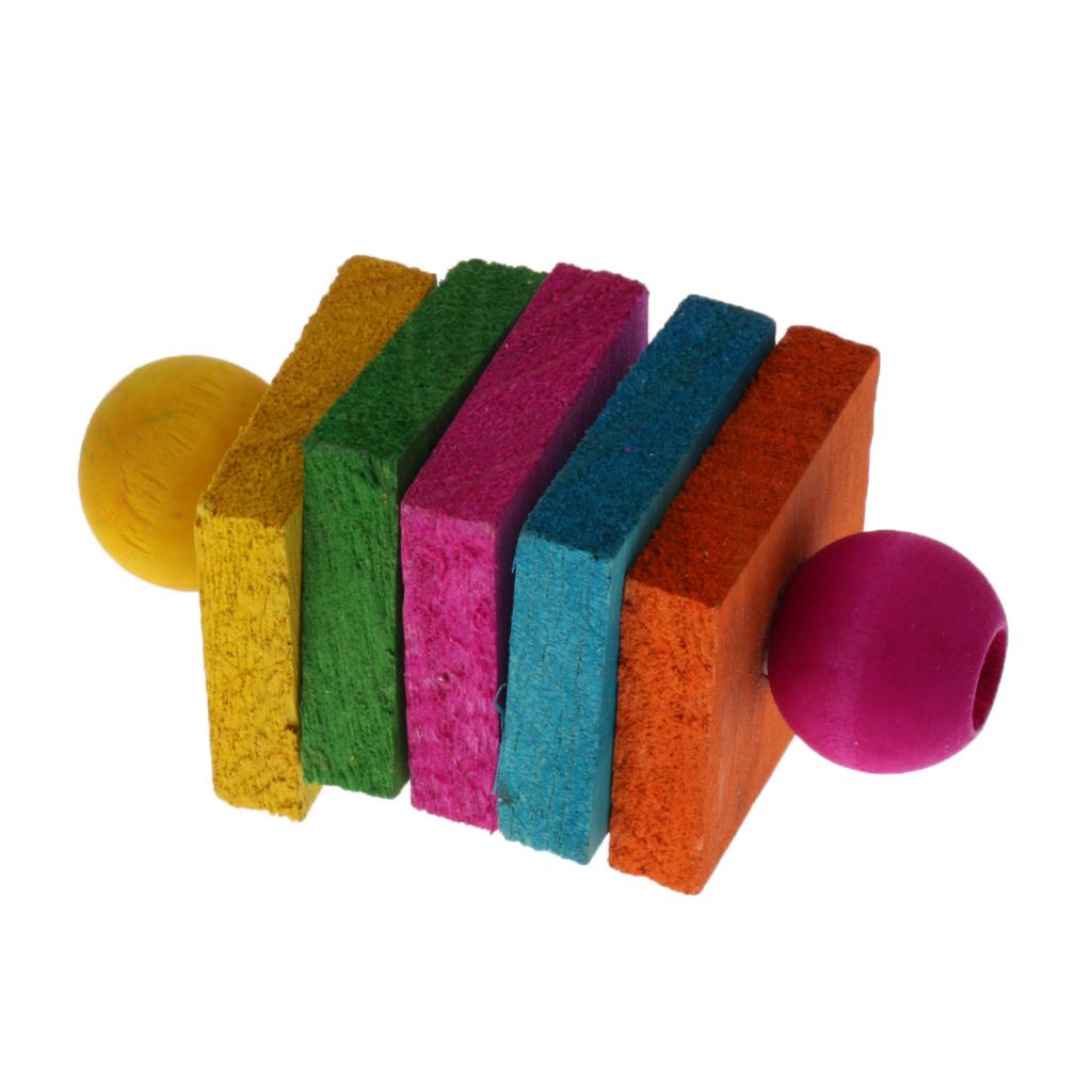 Hanging Chew Toy Parrot Chewing Toy with a Bell Teeth Care Treat and Chew ##1