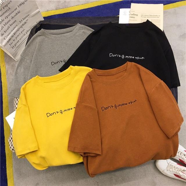 Áo thun tay lỡ form rộng