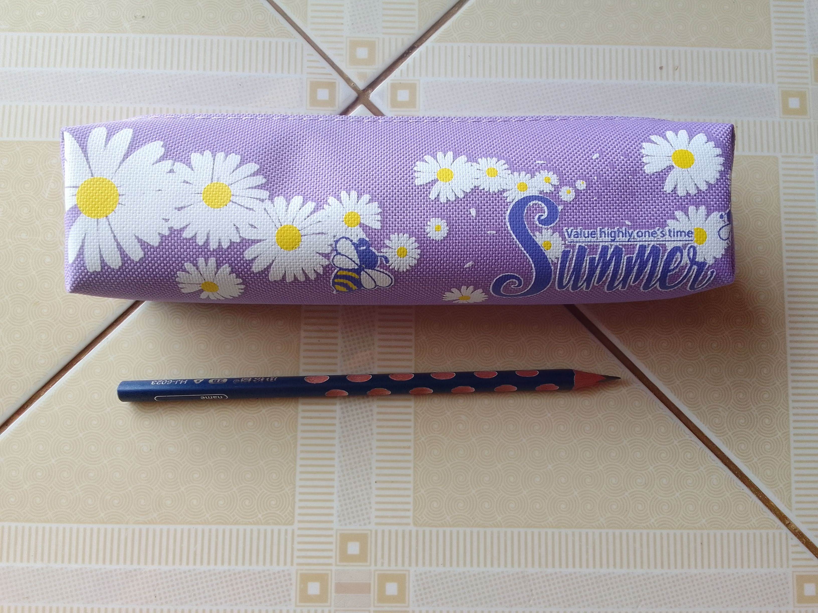 Hộp bút bằng vải thiết kế đơn giản dành cho bé trai và bé gái