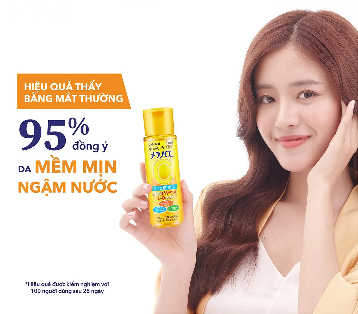 Dung Dịch Dưỡng Trắng Da Vitamin C Melano CC Whitening Lotion 170ml