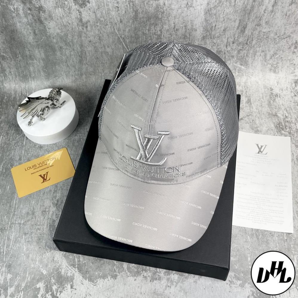 NÓN MŨ LƯỠI TRAI SNAPBACK LOGO LV HỌA TIẾT IN BÓNG CỰC ĐẸP