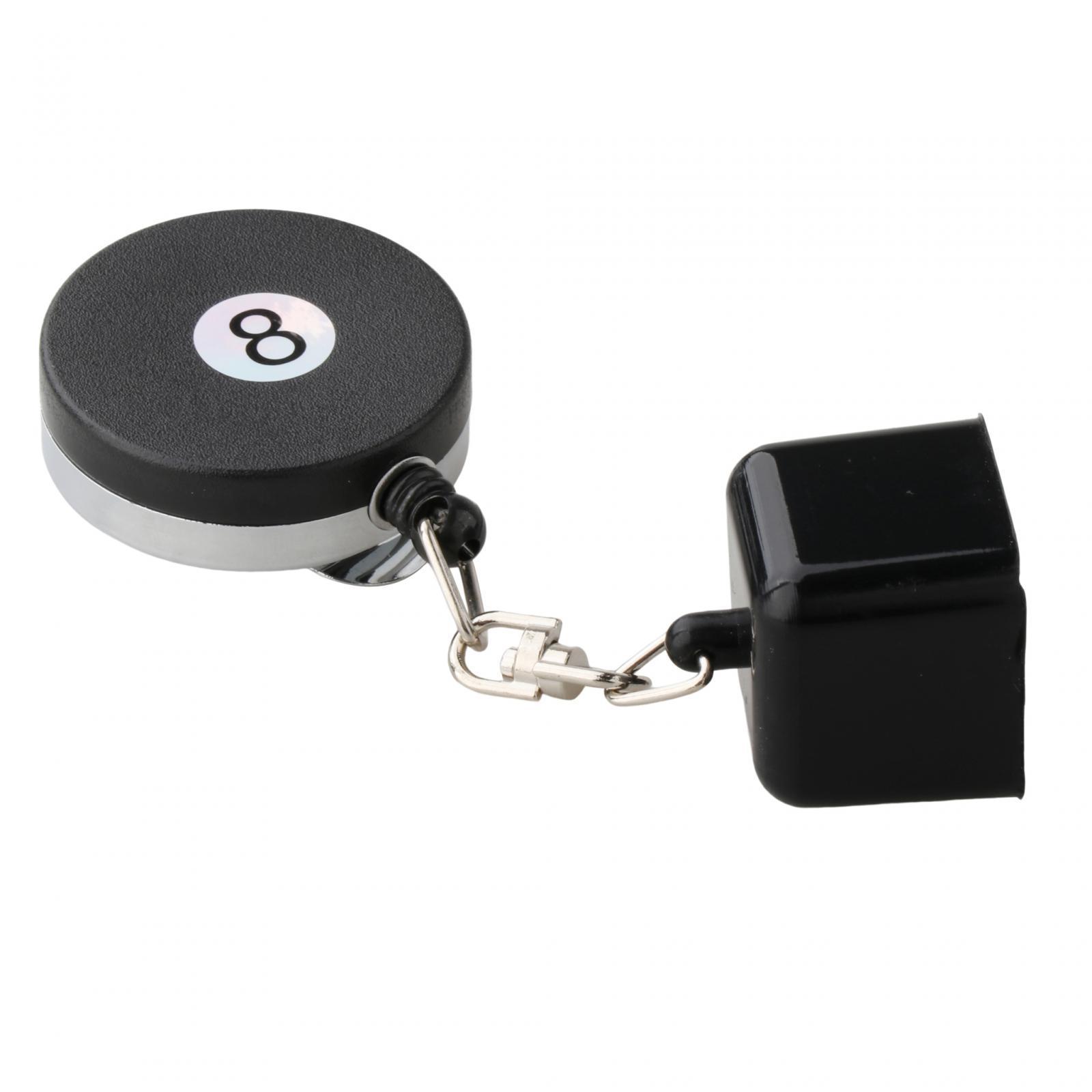 Pool Cue Chalk Holder Retractable Billiard Pool Chalk Cup Holders Chalk Case