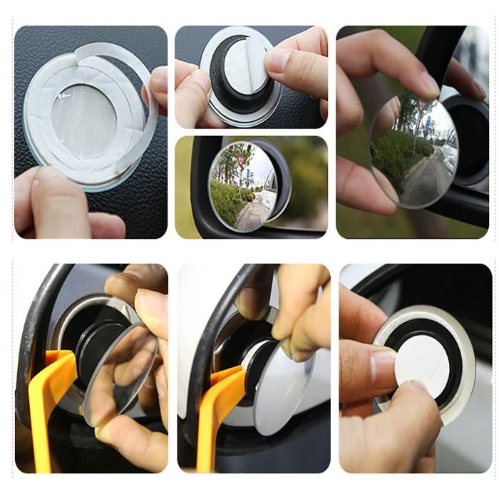 Cặp gương cầu xóa điểm mù xe ô tô