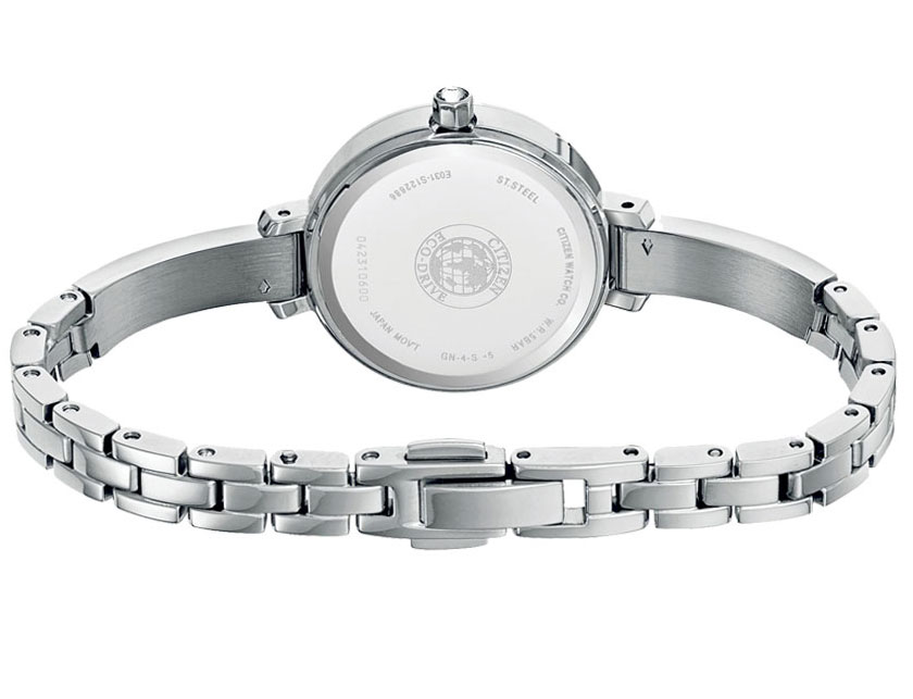 Đồng Hồ Nữ Citizen Đính Đá Swarovski Dây Thép Không Gỉ EM0860-51D - Mặt Xà Cừ