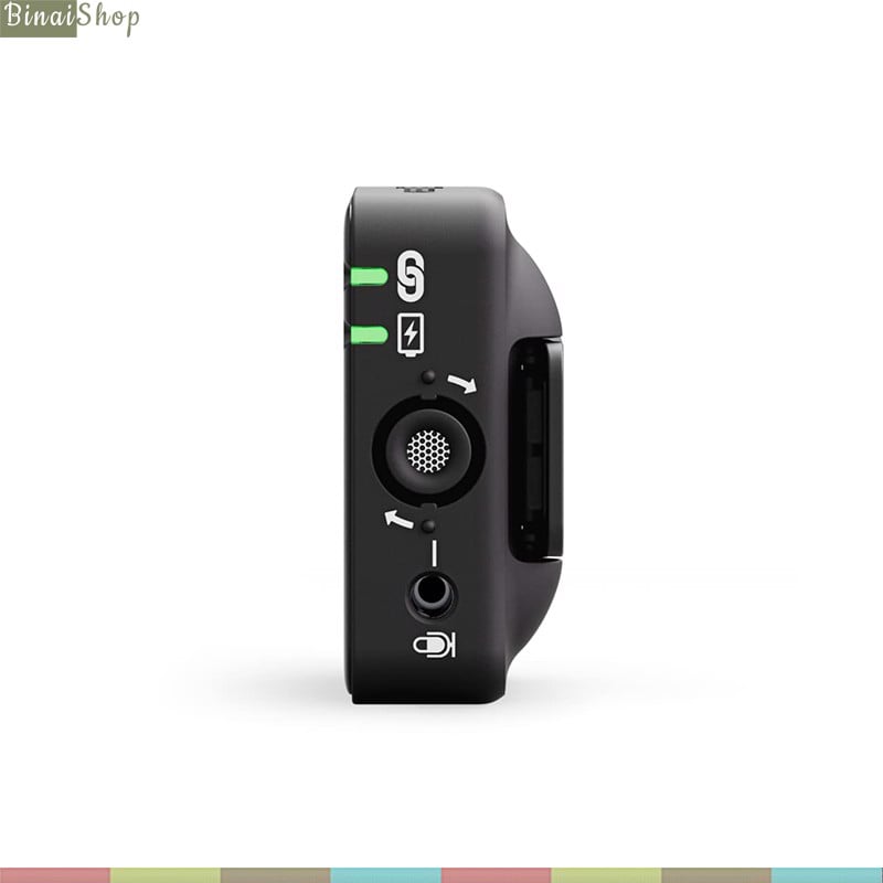 Rode Wireless ME - Micro Cài Áo Không Dây 2.4GHz, Tương Thích Nhiều Thiết Bị Cho Podcast, Quay Tiktok, Phỏng Vấn [TẶNG CÁP SẠC ĐÔI] - Hàng chính hãng