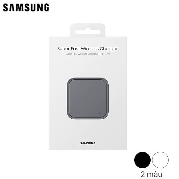Đế Sạc Không Dây Samsung 15W (kèm củ 25W và cáp USB-C) (EP-P2400) - Hàng Chính Hãng