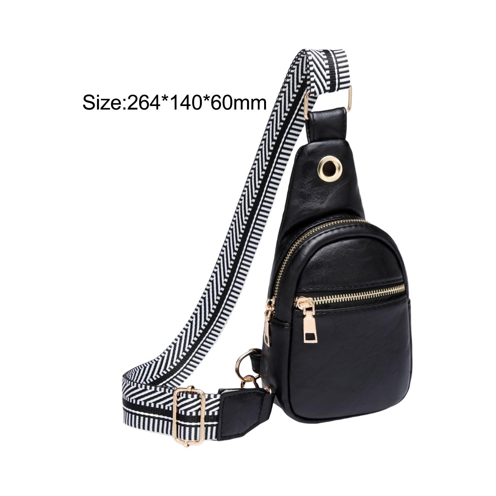 Bag Women Crossbody Backpack Chest Bag Adjustable Shoulder Strap Versatile Fashion Pouch Crossbody Phone Purse for Hiking Outdoor
