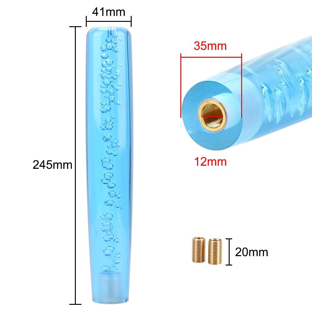 Tay Nắm Cần Số Xe Hơi 25cm Hình Bong Bóng Pha Lê