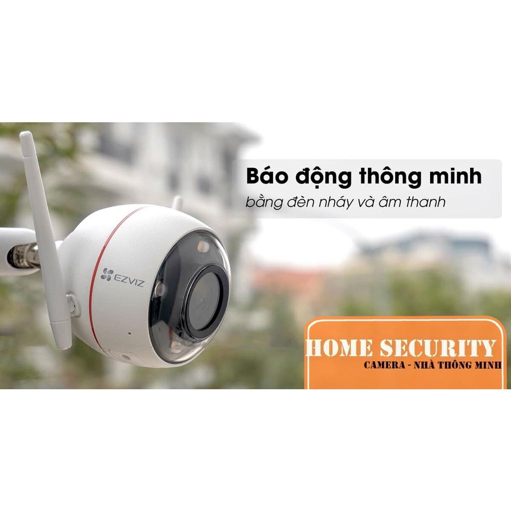 Camera Wifi Ngoài Trời EZVIZ C3W Color Night Pro 4Mp, Đèn Và Còi Báo Động, Tính Năng AI - Hàng chính hãng