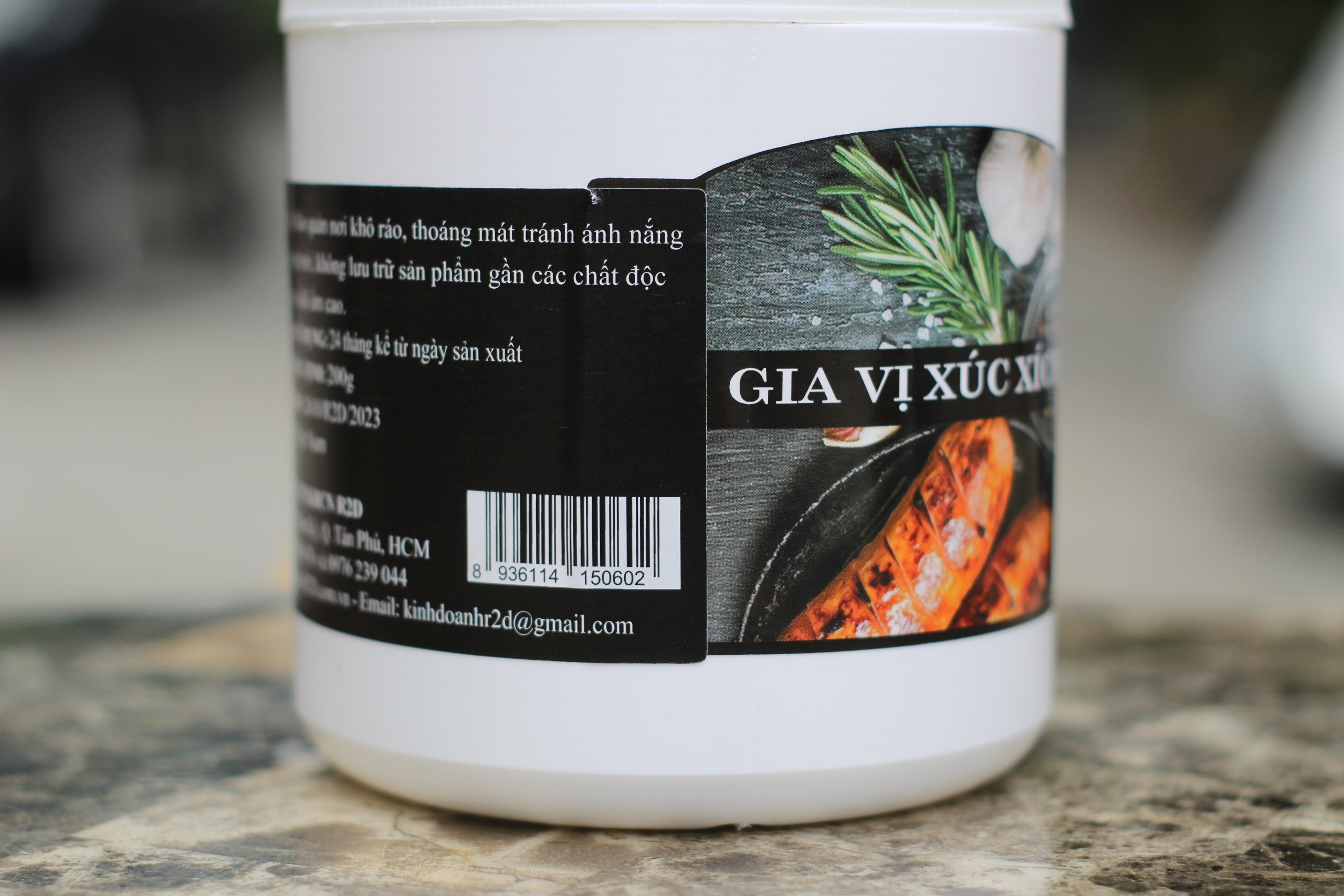 Gia vị chế biến Xúc Xích hộp 1 Kg chính hãng R2D