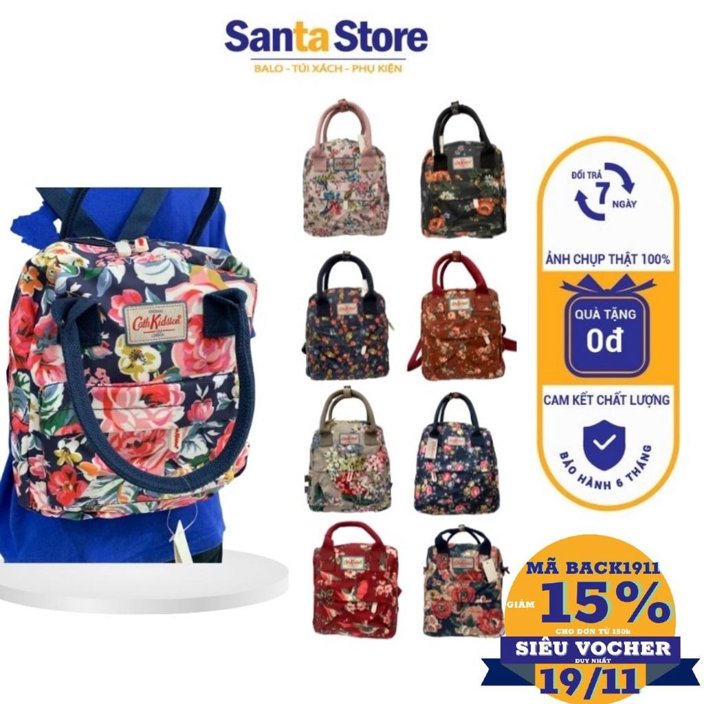 Balo nữ mini hoa CKSBP thời trang nhỏ xinh phong cách basic ulzzang Hàn Quốc vải chống nước
