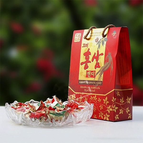 Kẹo hồng sâm Kgs 550g có túi xách