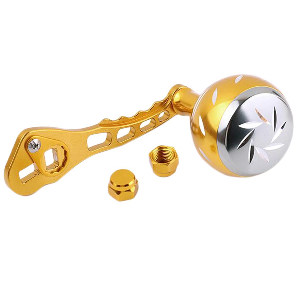 Fishing Reel Handle Ball Knob & Handle for S/D/A/H Spinning Reel Golden