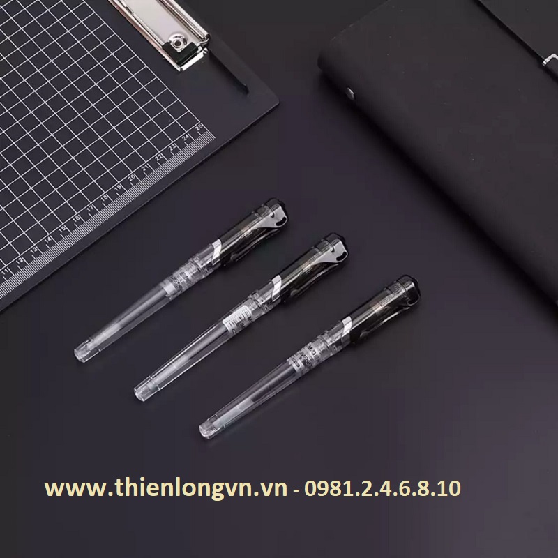 Combo 3 cây Bút nước - bút gel 0.7mm M&G - GP1111 màu đen