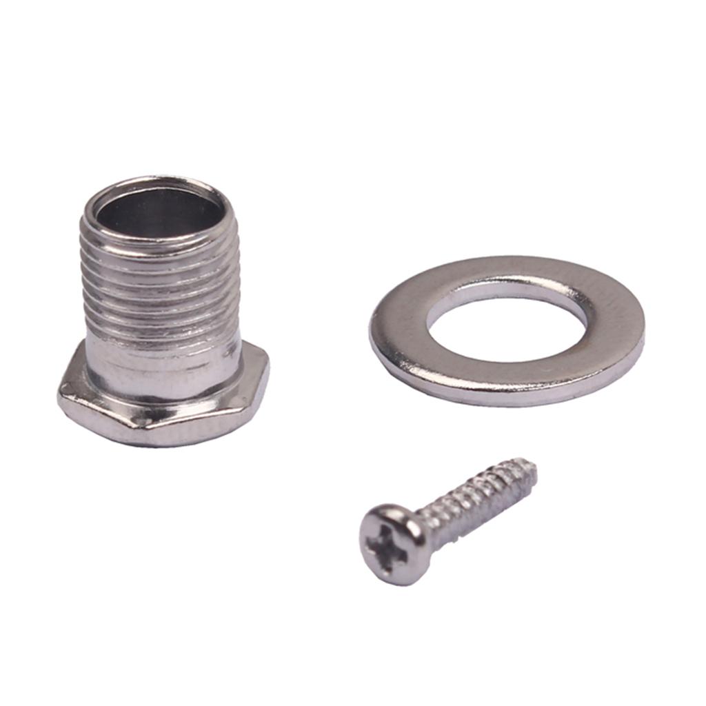 Sunnimix 10 Bộ Lục Giác Ren Bushing Ferrules Cho Hộp Đàn Guitar Chỉnh PEG Bắt Sóng Máy Đầu DIY