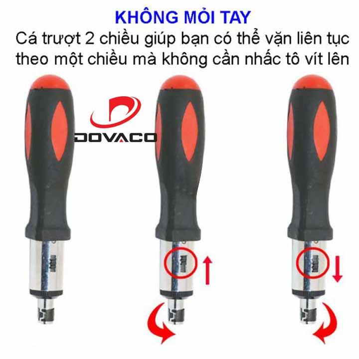 Bộ tô vít 10 đầu kèm thanh chuyển hướng tô vít