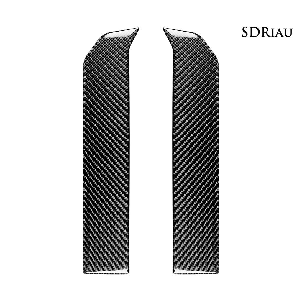 Bộ 2 Miếng Dán Sợi Carbon Cách Nhiệt Chống Mài Mòn Cho Bảng Điều Khiển Xe Subaru Brz 2017-2019