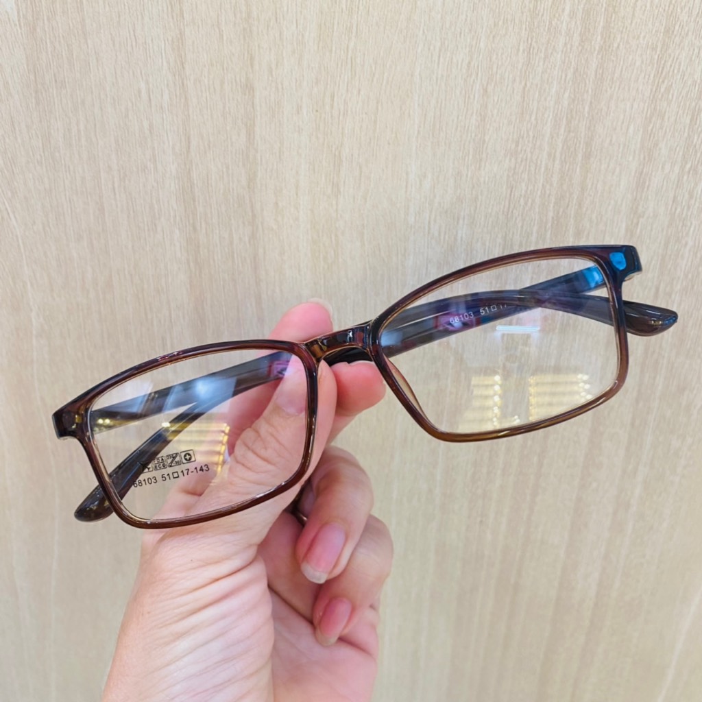 Gọng kính nhựa tr68103 thời trang nam nữ siêu nhẹ siêu bền OURESS