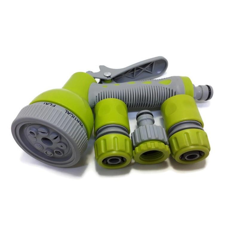 Bộ đầu vòi xịt rửa xe tưới cây 8 chế độ