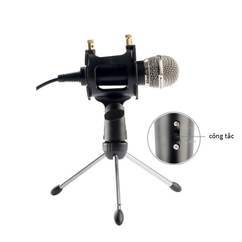 Ưu đãi đặc biệt trực tiếp karaoke máy tính micro thoại micro điện thoại di động micro đứng bộ